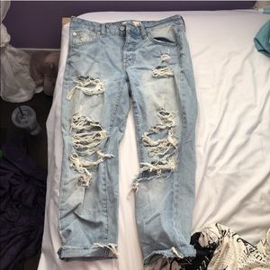 Garage mid- rise jeans